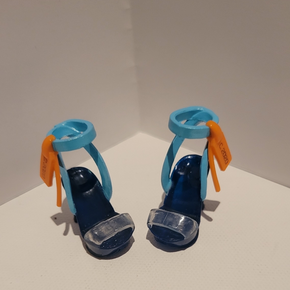 Rainbow High Skyler Bradshaw Shoes Blue Orange Heels Platform **Free w Purchase